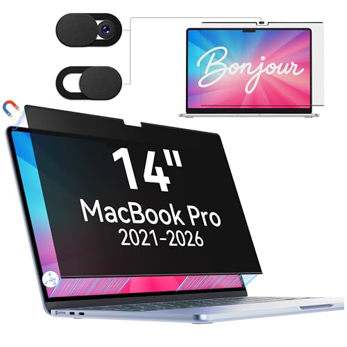 Film Privacy MacBook Pro 14 Magnétique pour Travailler au Café