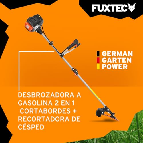 Miniatura 2 de Desbrozadora Naranja Gasolina Multifunción Fuxtec Fx-Ms152 - Con 52 Cc, Multiherramienta 2 En 1, Con 3 Cv De Potencia Y Motor De 2 Tiempos