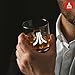 Official Atari Joystick Decanter Set with 2 x Atari Action Button Whiskey Glasses and CX78+ Games Pad Tray, for Whiskey, Scotch & Gin, 750ml Decanter, 300ml Glasses, Birthday Gift for Men - ThumbsUp!