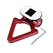 X AUTOHAUX 2 Set Universal Red Triangle Shaped Car Tow Hook Decor Bumper Trailer Sticker Adorn