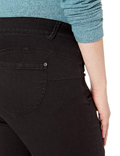 Democracy Womens Plus Size Ab Solution Jegging Jeans, Black, 18 Us #TOP3
