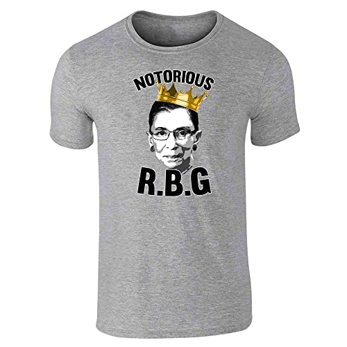 Pop Threads Notorious R.B.G. RBG Supreme Court Political Graphic Tee T-Shirt for Men