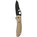 Benchmade - Griptilian 550HG Knife, Sheepsfoot Blade, Plain Edge, Coated Finish, Sand Handle