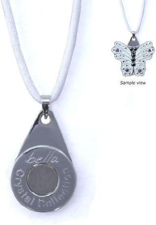 Bella Crystal Ladies Ball Marker Necklaces White