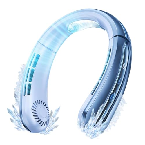 Ventilador de cuello portátil recargable USB con batería de larga duración para el hogar 2