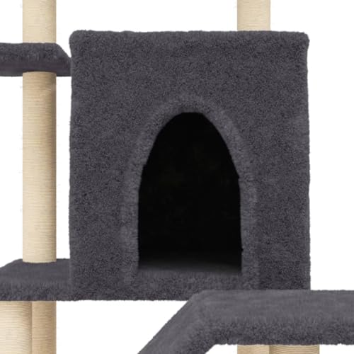 Arbre à chat avec niche et griffoirs pour canaliser l'énergie du chat - 8