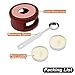 AQUEENLY Sealing Wax Warmer, Wax Seal Kit with Candle Furnace Melting Wax Spoon Tealight Candles