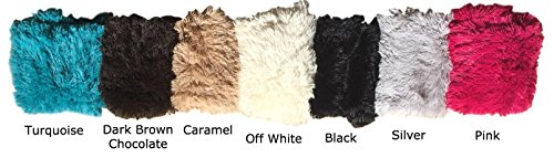 image for Brilliant Home Design Luxurious Faux Fur Body Pillow Cover with Long H