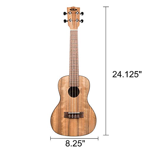 Kala Pacific Walnut Concert Ukulele Satin Finish KA-PWC Bundle with a Kala Tuner and Lumintrail Polishing Cloth - Les Beatles, Paul McCartney, John Lennon, RIngo Starr, George Harrison Kala Pacific Walnut Concert Ukulele Satin Finish KA-PWC Bundle with a Kala Tuner and Lumintrail Polishing Cloth – Image 3