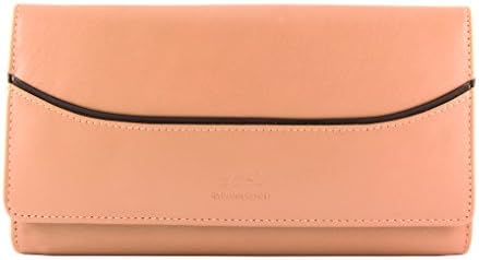 Mancini Leather Goods RFID Secure Gemma Large Clutch Wallet (Taupe)