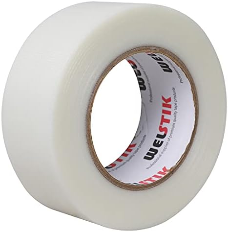 WELSTIK Professional Grade Duct Tape, Waterproof Gaffer Matte Cloth Fabric,Duct Tape for Photographers,Waterproof Gaffer Tape (2 Inch X 45 Yards,Clear)