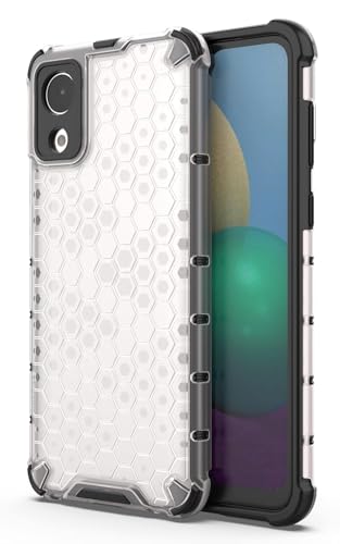 Image of Prime Retail Hard PC Back Case Cover for Samsung Galaxy A03 Core Anti Slip Ultra Thin Shockproof Reinforced Corners (Transparent)