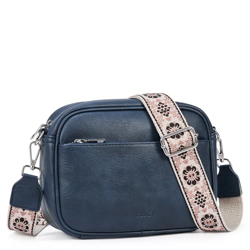 CLUCI Crossbody Bags for Women, Vegan Leather Shoulder Handbags，P...