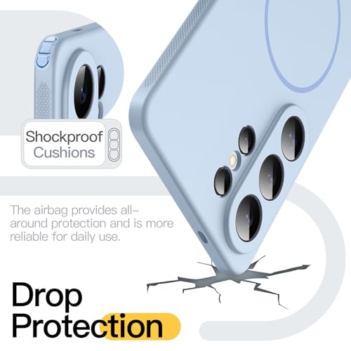 Image of JETech Slim Cover Case for Samsung Galaxy S26 Ultra, Compatible with MagSafe, Anti-Slip Grip & Full Camera Lens Protection, Soft TPU Protective Phone Cover, Shockproof (Omphalodes)