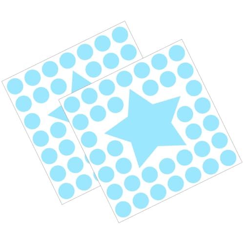 Adhesivos decorativos luminosos estrellas 2pcs azul