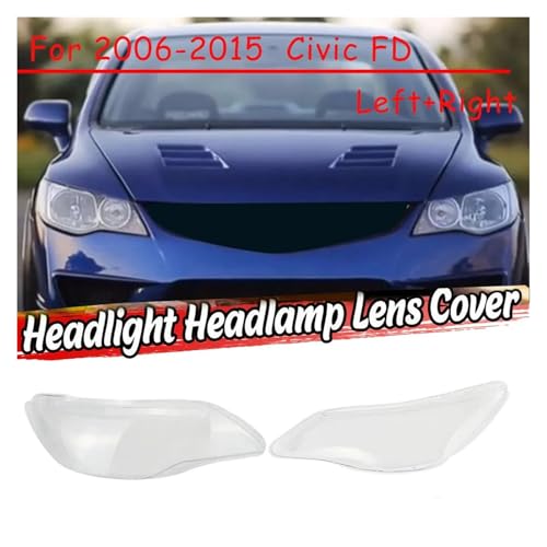 Cubiertas de lentes de faros evitan faros opacos en modelos de 2006 a 2015 con carcasas nuevas 2