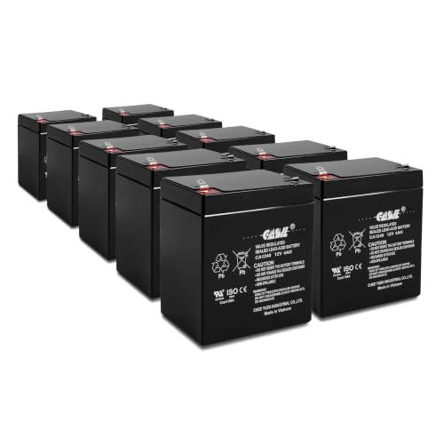 Image of Casil CA-1240 12V 4AH Solex BD124 Alarm Back Up DSC Security Panel Replace (10, CA1240-10PC)