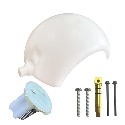 Image of iFJF 385318162 RV Toilet Flush Ball & Shaft Kit for 108 111 Flush Toilet | for 131 168 206 208 248 306 308 348 506 Foot-Flush Models, Premium Brass Rotor Shaft, Anti-Corrosion Build, Lower Repair TCO