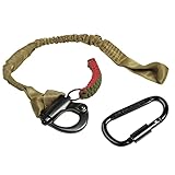 C.U.W セーフティー リテンション ランヤード レプリカ カラビナ 2点セット (コヨーテ)