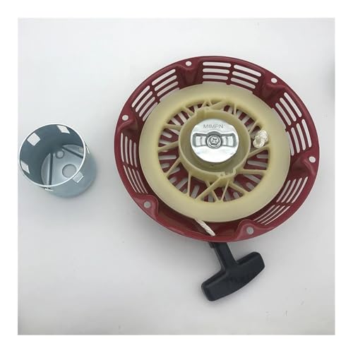 Pull Start Starter Recoil with Flange Cup Set Fit for H-nda Gx340 11Hp & Gx390 13Hp 188 Lawn Mower Generator Engine Spare Parts