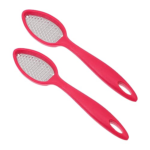 PACKOVE 2Pcs Professional Foot File Ergonomic Rasp for and Dead Skin Removal Travel Tools