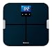 Produktbild medisana BS 440 digitale Körperanalysewaage, Personenwaage mit praktischer App, Körperfettwaage, Messung von Körperfett, Körperwasser, Muskelmasse & Knochengewicht, Bis 180 kg, Schwarz