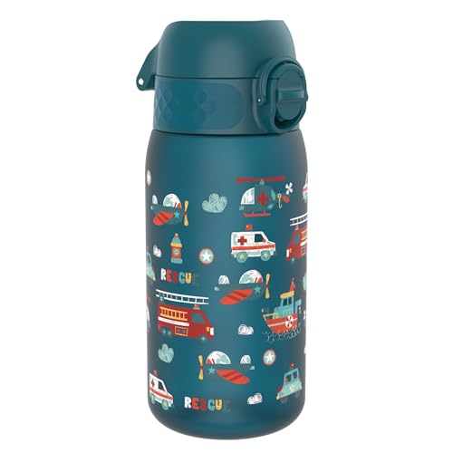 Ion8 Borraccia per Bambini, 350 ml, a Prova di Perdite, Facile da Aprire, Serratura Sicura, Lavabile in Lavastoviglie,...