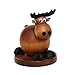Produktbild Dekohelden24 Holz-Räucherfigur Elch, in braun, ca. 11 cm