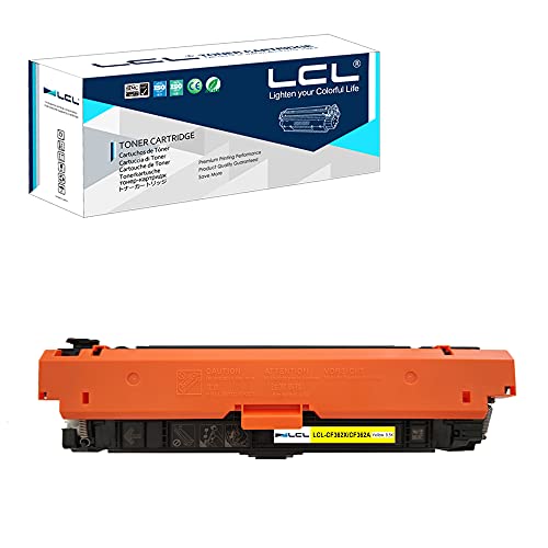 LCL Remanufactured Toner Cartridge Replacement for HP 508X CF362X 9500 Page M553 Printer M577 Printer M552dn M553dn M553n M553x MFP M577Z MFP M577dn MFP M577f MFP M577 M577c(1-Pack Yellow)