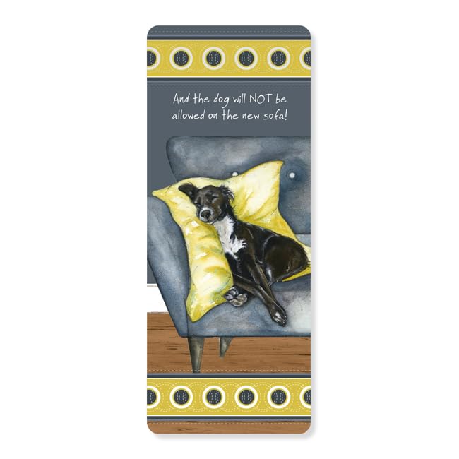 The Little Dog Laughed Bookmark - Not Allowed on The Sofa! - Dog Themed Reading Accessory