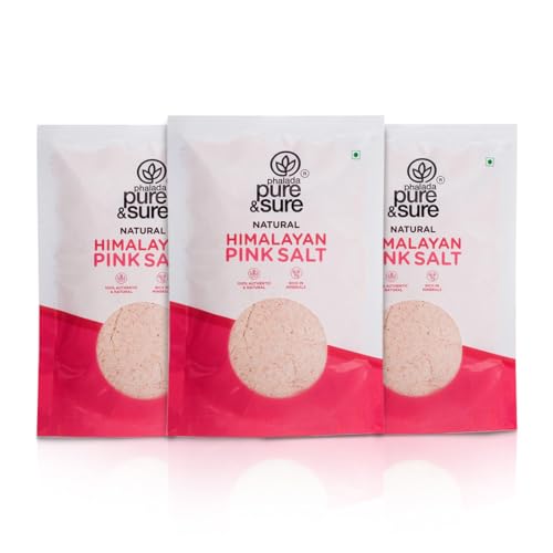 Image of Pure & Sure Natural Himalayan Pink Salt 500gm (Pack of 3) | Natural Substitute of White Salt
