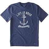 Life is good Men's Simple Anchor Crusher Tee