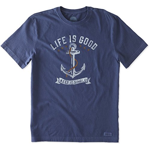 Life is Good Men's Simple Anchor Crusher Tee