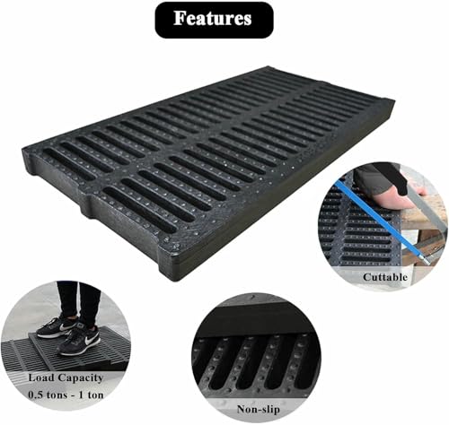 Cubiertas de plástico para alcantarillado en patios residenciales y jardines exteriores 4