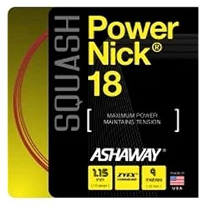 ASHAWAY PowerNick 18 Squash Set 1,15 mm – rot