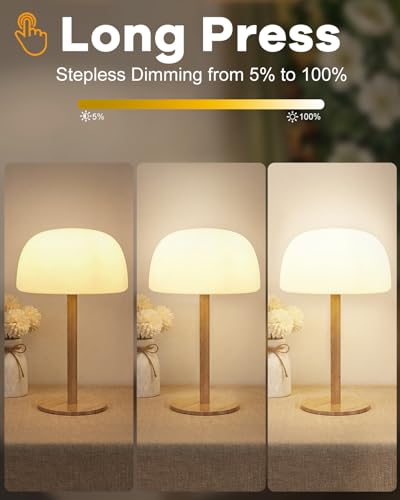 Image of Waterproof Shower Lamp Cordless Lamp - 7500mAh Rechargeable Table Lamp, Bathroom Lamp, RGB 15 Colors & 3 Color Temperature Touch Dimmable, Shower Light for Inside Shower, Bathtub, Bedroom,1PC