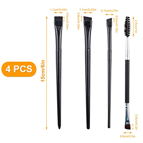 4-Pcs-Eyeliner-Brush-Kit-Fine-Angled-Eyeliner-Brush-Flat-Slanted-Thin-Eyebrow-Brush-Double-Ended-Angled-Eye-Brow-Brush-Concealer-Brushes-Synthetic-Bristles-Makeup-Tool