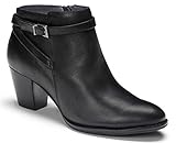 Vionic Women's Upton Ankle Boot (6.5 B(M) US, Black)