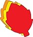 5.5" Leaf Tri-Color Creative Cut-Outs, 31 Cut-Outs in a Pack for Fall, Harvest, Autumn Crafts, Decorations, Classroom, Kids' School Craft Projects