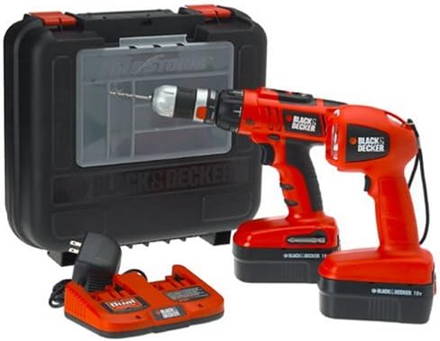 Black & Decker HPD1802KF 18-Volt High Performance Drill with Flashlight