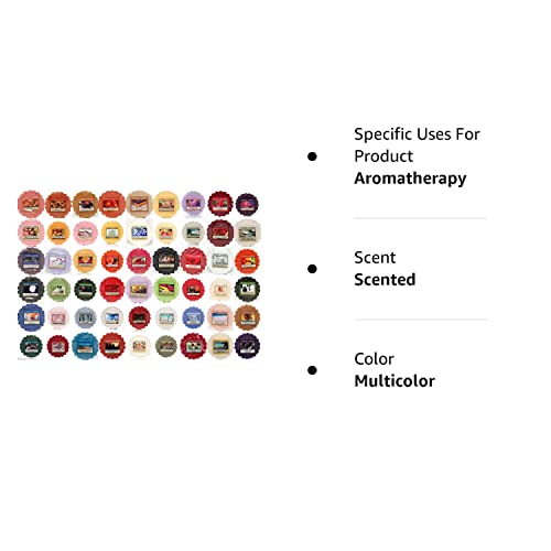 Yankee Candle Wax Tarts - Grab Bag Of 10 Assorted Yankee Candle Wax Melts - Random Mixed Scents With Bonus Yellow Organza Bag #TOP4