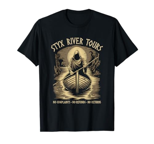 Photo de Styx River Tours Mythologie grecque drôle T-Shirt