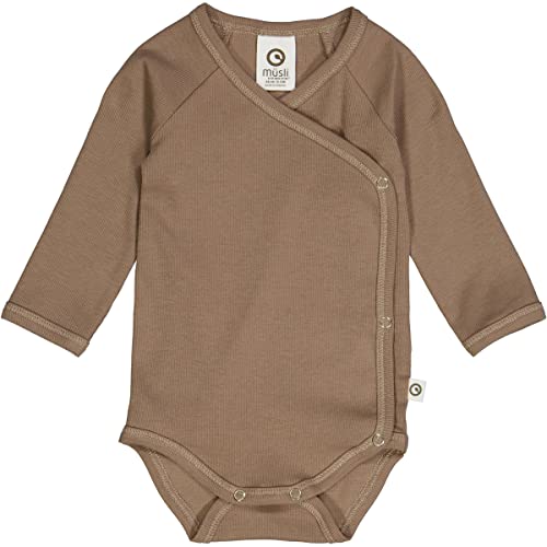 Organic Cotton RIB Body with Cross Closure 2-pack | Baby Sweater with Snap-Buttons, Machine Washable, Ideal for Baby Girl2