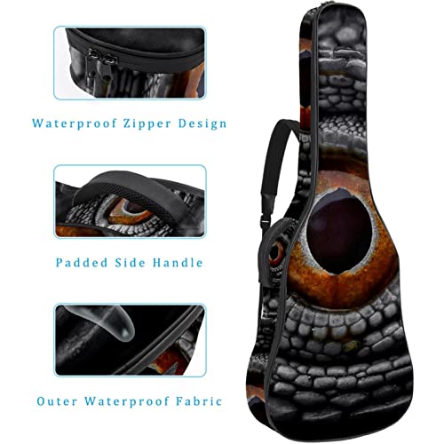 Étui de protection rembourré pour guitare classique acoustique avec fond noir, Multicolore 09, 42.9×16.9×4.7 in… - Les Beatles, Paul McCartney, John Lennon, RIngo Starr, George Harrison Étui de protection rembourré pour guitare classique acoustique avec fond noir, Multicolore 09, 42.9x16.9x4.7 in… – Image 5