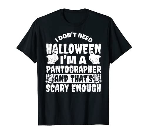 PANTOGRAPHER Halloween Divertido Camiseta
