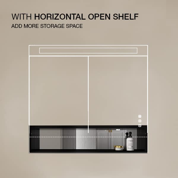 Image of Kohler Urbanity Horizontal Mirror Cabinet Shelf 900MM X 212MM