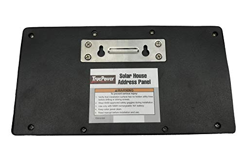 Solar Power Numbers House Address