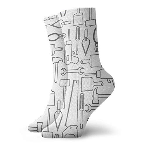 Preisvergleich Produktbild artyly Industrieausrüstung Bauwerkzeuge Männer Frauen Athletic Cotton Sportsocken Lässig Atmungsaktive Tab Socke 30 cm
