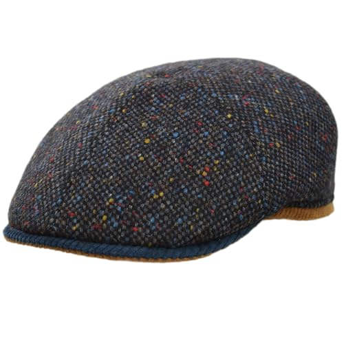 Bonnet en Tweed de Pura Lana Melegari Ferrara fait main en Italie