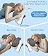 Zaxiva Orthopädisches Kissen, Nackenstützkissen, Ergonomisches Kopfkissen, Antischnarchkissen, Schlafkissen, Memory Foam Pillow, Seitenschläferkissen für Seitenschläfer, Rückenschläfer & Bauchschläfer